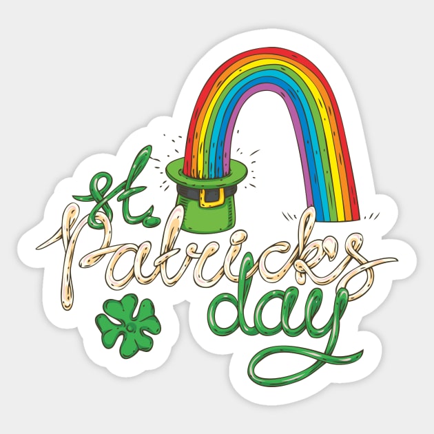 st.Patrick's Day Sticker by deepfuze